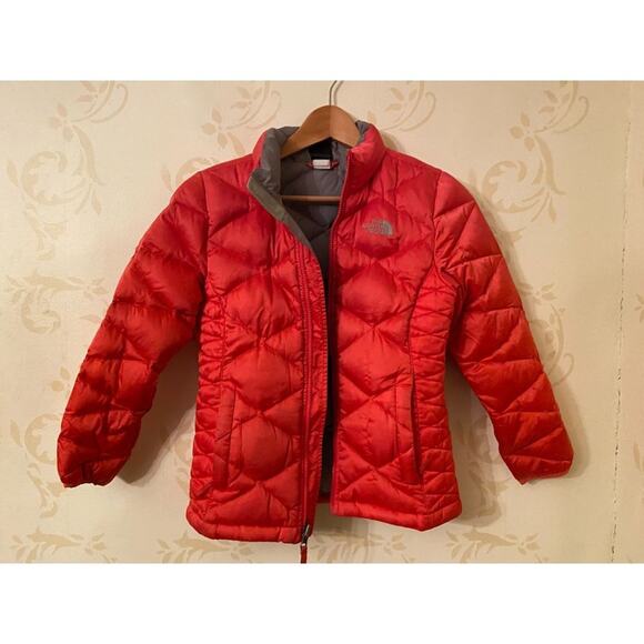 Girls Size 10/12 The North Face Goose Down Puffer Jacket 550 Fil - Picture 1 of 4